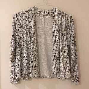 Fighting eel polka dot cardigan